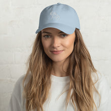 Load image into Gallery viewer, woman in baby blue elephant hat
