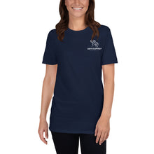 Load image into Gallery viewer, woman wearing navy blue elephant shirt
